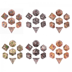 Ancient Metal Dice (Plum Blossom)