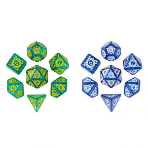 Resin Pattern Dice (Halo)