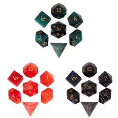 Cat Eye Gemstone Series Dice (Dragon scales)
