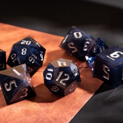 Handmade Galaxy Glitter Dice
