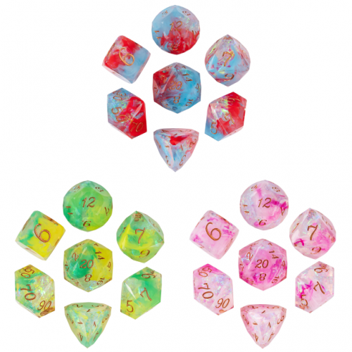 Handmade Two-Color Whirlpool Glitter Paper (Brick Veneer)