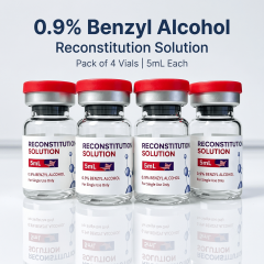 4 Pack 5mL in Bottle, Clear Glass Vials
