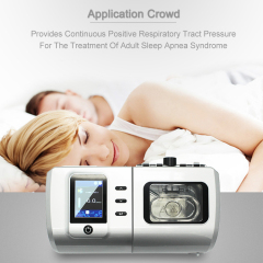 Máquina CPAP portátil para viajes con humidificador y tarjeta SD para la apnea del sueño