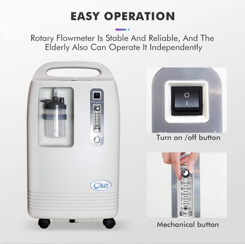 Olive 10L-Wholesale Clinic/ Medical Supplies 96% High Purity 9L 10 Lpm Oxygen Generator Machine