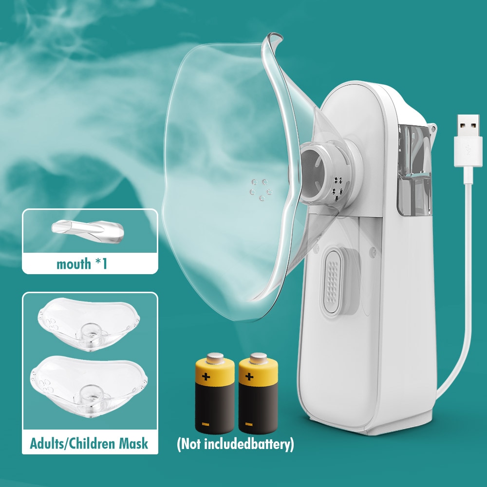Nueva máquina nebulizadora inhaladora de actualización Mini Nebulizador portátil recargable de mano