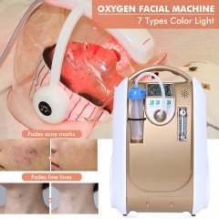 El rejuvenecimiento de la piel blanquea la máquina 3 de la belleza en 1 máquina facial portátil del oxígeno hiperbárico del uso del balneario