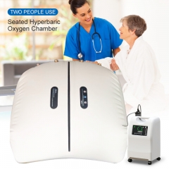2 personas usan cámara hiperbárica presión sentado portátil hiperbárico terapia de oxígeno hiperbárico cámara de tratamientos para heridas