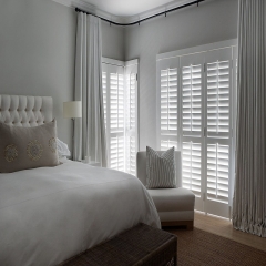 Hot sale nice price white PVC plantation shutters