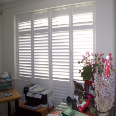 Hot sale nice price white PVC plantation shutters