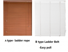 Home and Office White wooden / basswood blinds