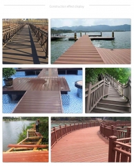 Hot sale Popular High Quality Outdoor Different Finish and Color Wpc Decking Floor