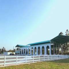 Hot Sale Wholesale Factory Direct PVC Horse Fence American Style PVC Vinyl Ranch Fence