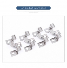 Factory Wholesale WPC Decking Accessories Hardware Outdoor Flooring Stainless Steel SS 304 Wpc Decking Clips