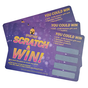Sample for Scratch Card Printing