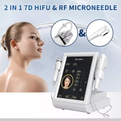 7D HIFU+ microneedle machine 7 cartridges 1.5 2.0 3.0 4.5 6.0 9.0 13.0, 20,000 shots per each cartridge RF: 4 cartridges, 10 pin, 25 pin, 64 pin, nano