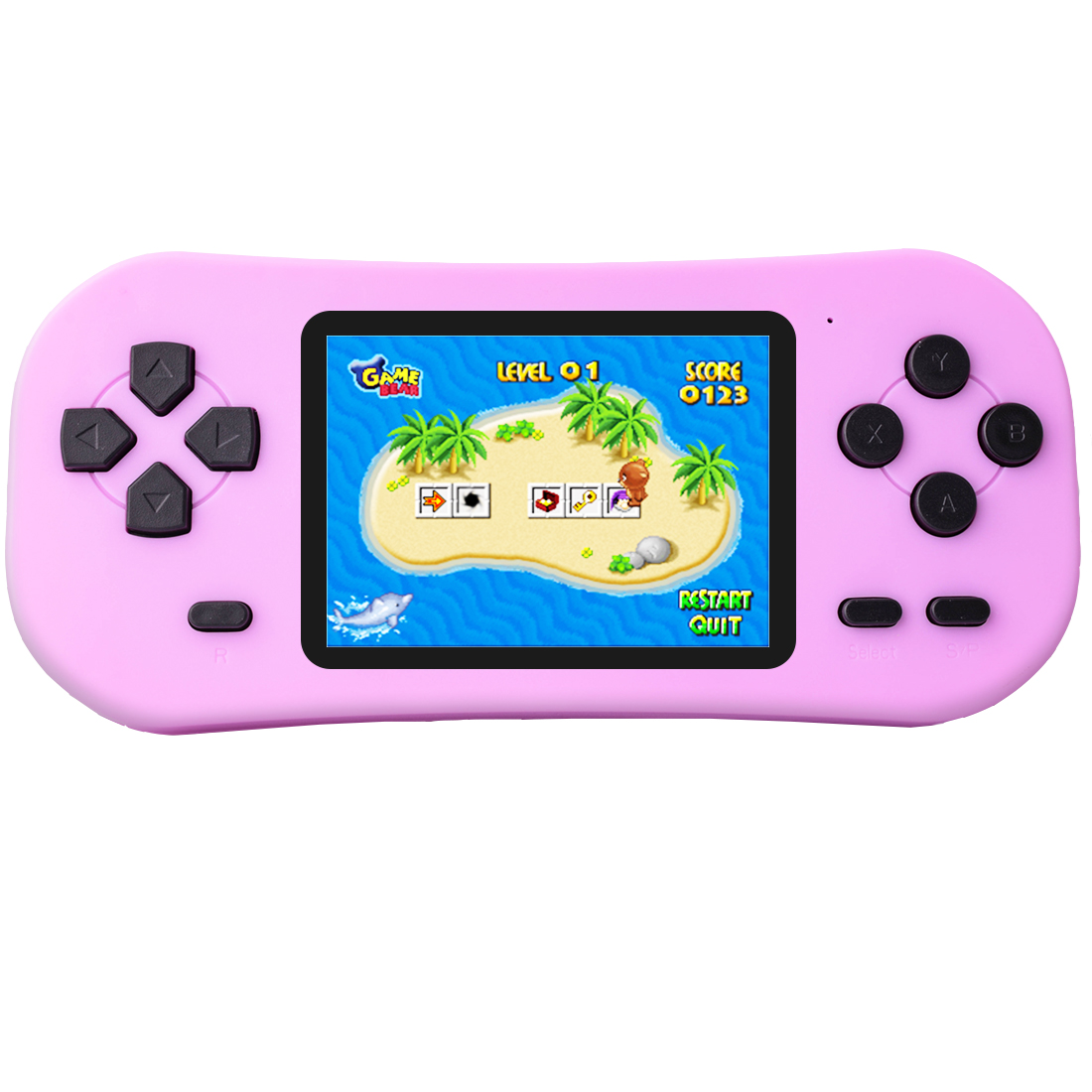 Portable Handheld Game Console for Kids with Built in 218 Classic Retro ...