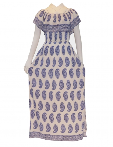 Strapless, patterned 2023 dress