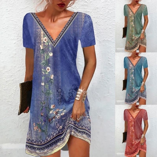 Hot Selling Plus Size Women New Embroider Beach Cover Ups kaftan Holiday Maxi Dress Tunic Cotton