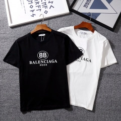 バレンシアガ balenciaga　ｔシャツ 黒白 シンプル風 カジュアル  人気潮流