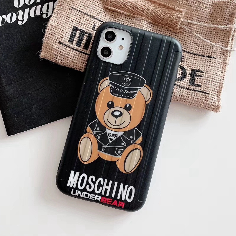 モスキーノ アイフォン11/11 proケース ブランド MOSCHINO iphone xr/11pro max保護カバー 個性 ...