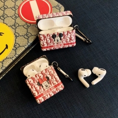 ディオール AirPods proケース ブランド Dior Air Podsproカバー お洒落  AirPods3/2/1イヤホーンケース 可愛い エアーポッズプロケース フック付き 人気箱型