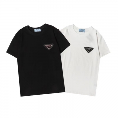 プラダ 半袖Ｔシャツ  カジュアル prada テイシャツ 大人気  男女兼用