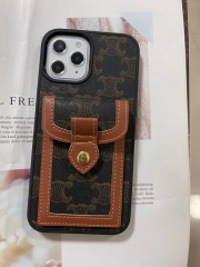 celine celine iphone12 / 12 pro / 12 mini case high brand iPhone11 / 11pro / 11pro max case card holder iphone 12 pro / 12 mini / 12pro max mobile phone case shock resistant iphone xr / xs / xs max cover very popular