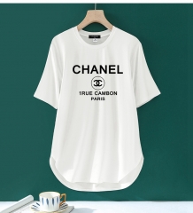 シャネル Tシャツ カジュアル chanel 半袖テイシャツ 独特設計 大人気
