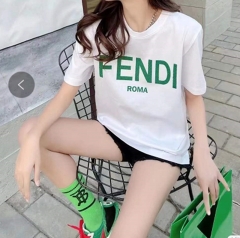 フェンデイ Tシャツ   カジュアル  FENDI テイシャツ シンプル風 メンズレデイース