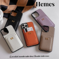 上品新作 Hermes エルメス iphone14/14Pro/14pro maxスマホケース ハイブランド  アイフォン13Pro max/13Pro/13カバー カードポッケト付き  iphone12Pro max/12Pro/12/11/11 pro/xr/xs/xs maxケース 男女兼用 ファッション