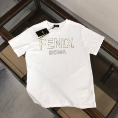 大人気 フェンデイ Tシャツ カジュアル  FENDI 半袖テイシャツ  ファッション メンズレデイース
