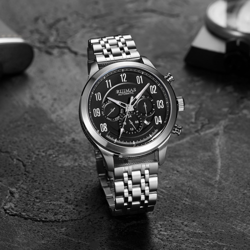 正品新款瑞马仕RUIMAS男士手表watch 多功能商务时尚机械手表