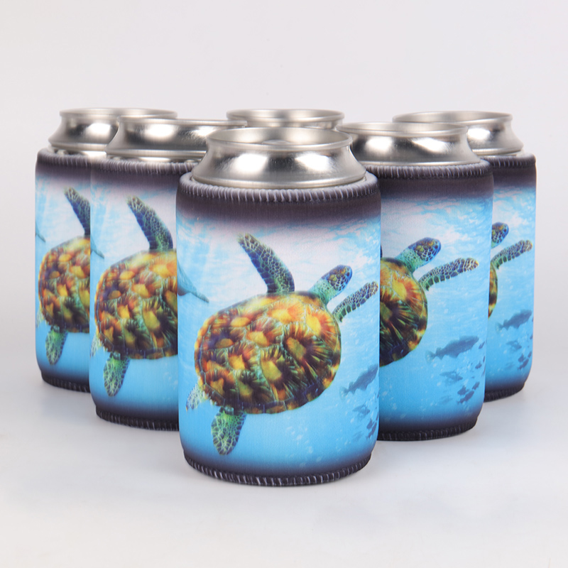 Blue Turtles Beer Bottle Koozie