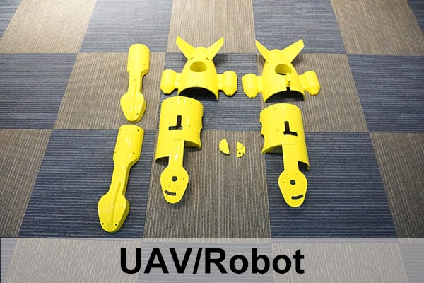 UAV and Robot