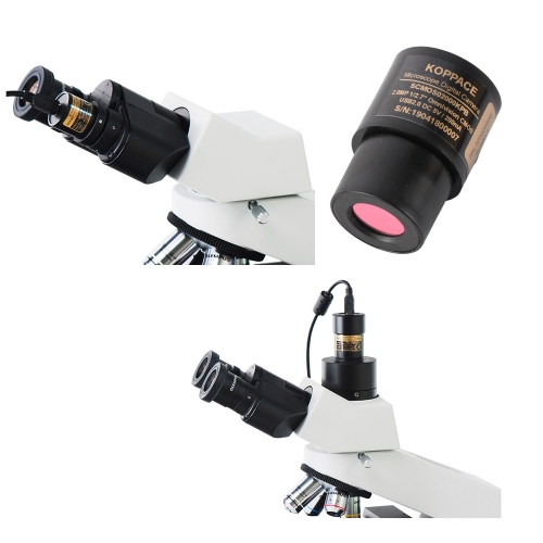 KOPPCE 2 Million Pixel USB 2.0 Microscope Camera 23.2mm to 30mm/30.5mm Microscope Electronic Eyepiece