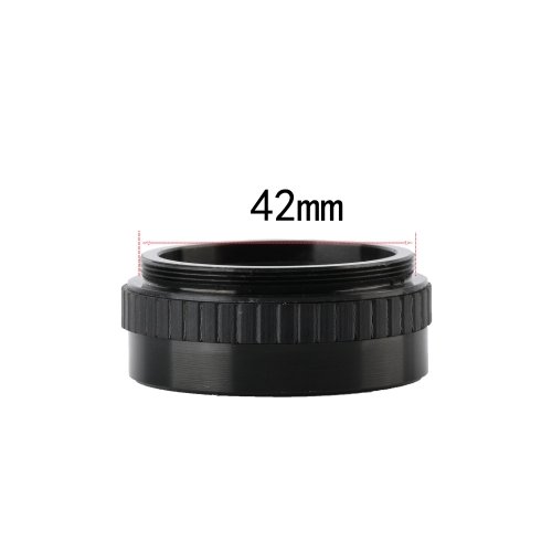 KOPPACE 2X Microscope Auxiliary Objective 40mm Working Distance Microscope Lens 42mm Mounting Size