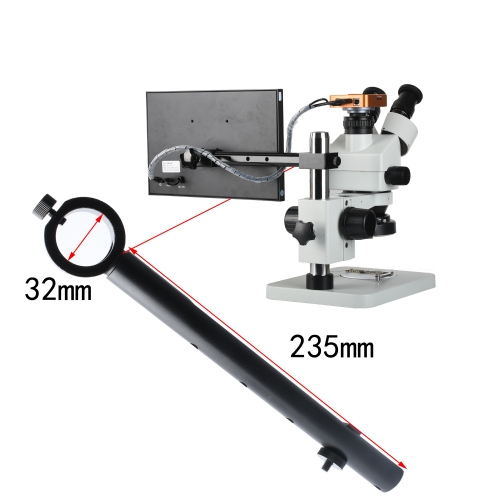 KOPPACE Microscope Special Bracket Display Hanging Rod 32mm Interface Bar Length 235mm