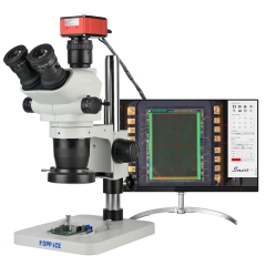 KOPPACE 3.35X-90X 8.3 Million Pixels 4K Measurement Microscope Can Take Pictures and Videos Export Measurement Data Table