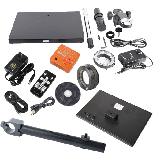 KOPPACE 17X-216X 2100万像素1080P HDMI高清工业显微镜用于手机PCB维修