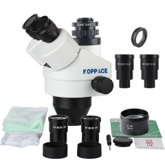 KOPPACE 3.5X-90X 三目立体显微镜镜头 三目工业显微镜镜头 1/3 CTV适配器 连续变焦镜头