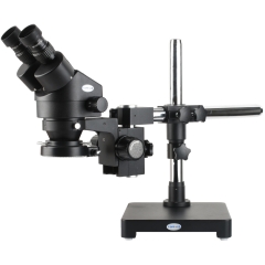 KOPPACE 3.5X-90X Black Stereo Binocular Microscope Mobile Phone Repair Microscope 144 LED Ring Light Includes 10X 20X Eyepiece