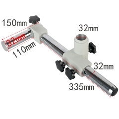 KOPPACE 显微镜白色支架 水平移动235mm 立柱直径32mm 立柱长335mm