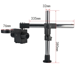 KOPPACE 单臂显微镜黑色支架 镜头孔径76mm 水平移动235mm 立柱直径32mm