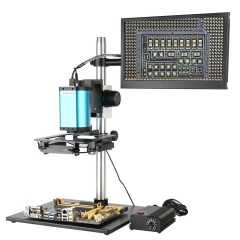KOPPACE 1X-14X 2 Million Pixel Large Field of View Auto-Focusing Microscope Large PCB Circuit Board Inspection 13.3 Inch HD Display