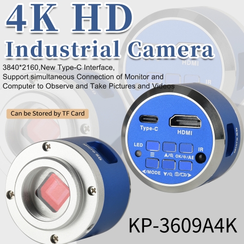 KOPPACE 4k HD Industrial Microscope Camera Can Take Pictures and Video Type-c Interface Connects The Display and The Computer to Output at the SameTime