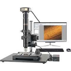 KOPPACE 240X-1500X 18 Million Pixel 10X Infinitely Far Objective Coaxial Photoelectron Microscope Can Take Photos and Video Measurements