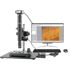 KOPPACE 240X-1500X 25 Million Pixel 10X APO Metallographic Objective Coaxial Photoelectron Microscope Can Take Photos and Video Measurements