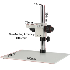 KOPPACE Microscope Stand Fine-Tuning Accuracy 0.002mm Lens Diameter 76mm Base Size 400*300mm