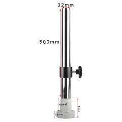 KOPPACE Microscope Column Fixed Block Length 500mm Column Diameter 32mm Can Be Fixed Desktop With 32mm Fixed Ring With Screw