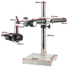 KOPPACE Single-Arm Microscope Universal Bracket Ultra-Long Working Distance 50mm Lens Focusing Bracket Angle Adjustable